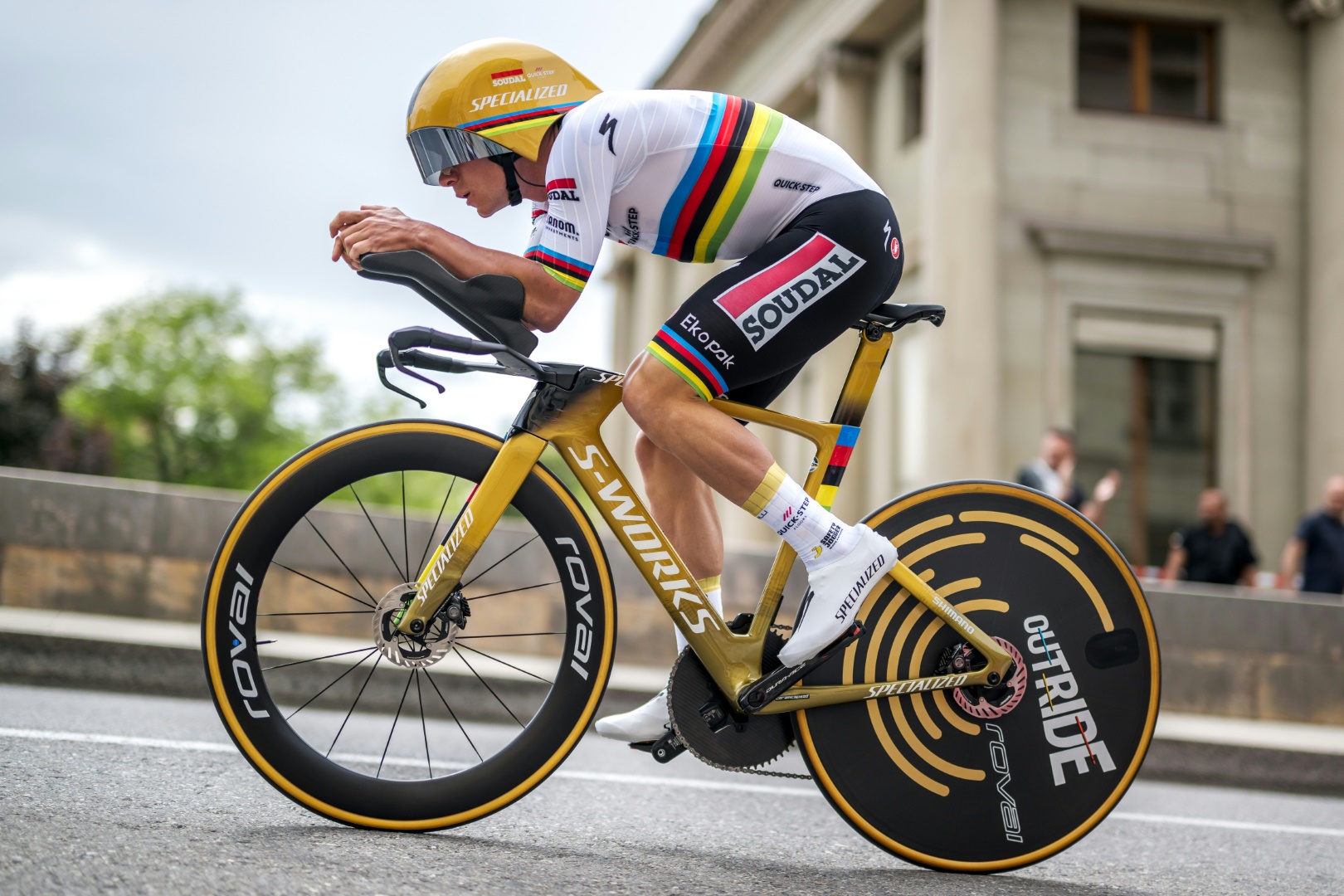 Sieg in der Spezialdisziplin: Remco Evenepoel