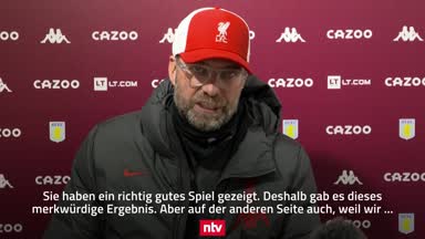 Klopp: "Aston Villa wollte es mehr als wir"