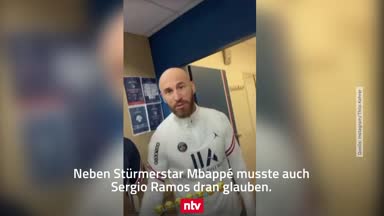 Spaß bei PSG: Sergio Ramos und Co. mit Glatze