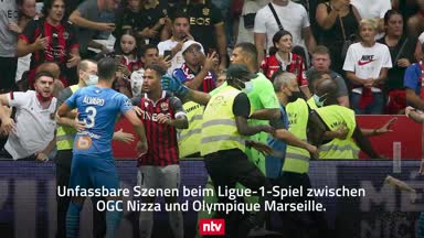 Wilde Randale in der Ligue 1