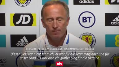 Ukraine-Coach hält emotionale Rede