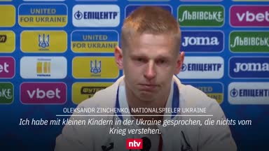 Bittere Tränen auf Ukraine-PK: "Wir haben einen Traum"