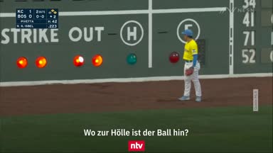 "Lights Out"! Baseball zertrümmert Lampe