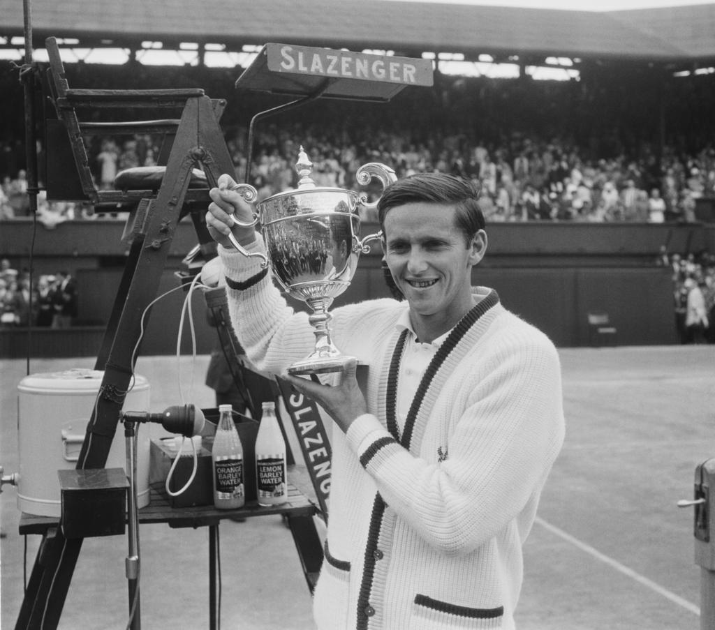 Platz 5: Roy Emerson (Australien) - 12 Erfolge