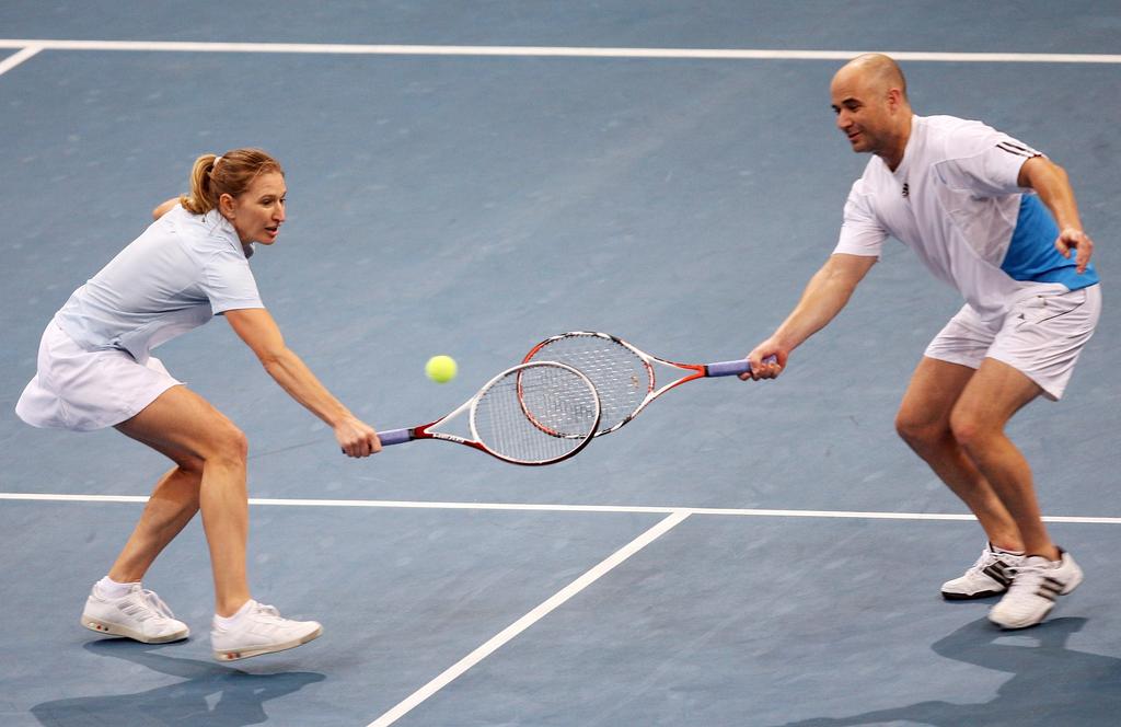 Dem Tennis immer noch verbunden
