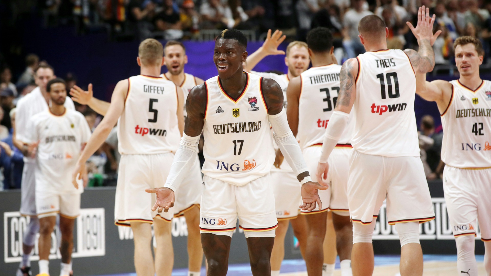 Deutschlands Basketballer in Lostopf zwei