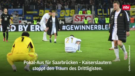 Lautern kickt Saarbrückens Pokal-Überflieger raus