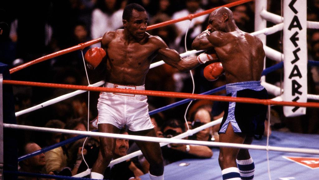 Platz 5: Marvin Hagler vs. Sugar Ray Leonard, 1987, Las Vegas