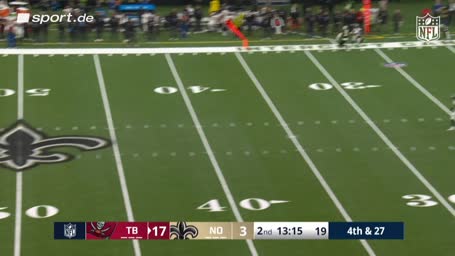 Punt-Return-Touchdown für die Saints