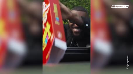 LeBron James prankt Sohn Bronny