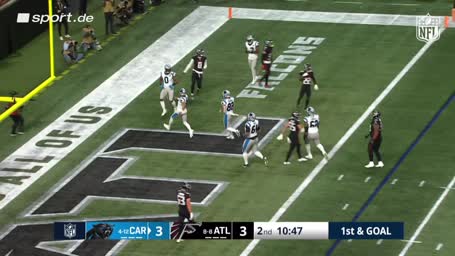 Young improvisiert sich zum Touchdown