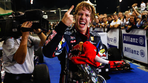Sebastian Vettel kürte sich 2010 erstmals zum Formel-1-Weltmeister