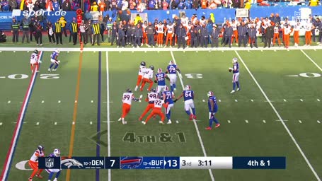 Spektakulärer Catch rettet Bills beim Fourth Down