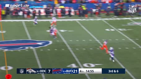 Samuel vernascht die Broncos-Abwehr