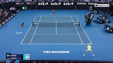 Highlights: Sinner spielt Zverev an die Wand