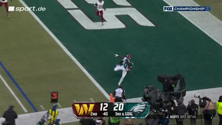 Brown unwiderstehlich in der Endzone