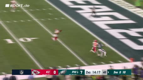 Interception! Chiefs fangen Hurts-Pass ab