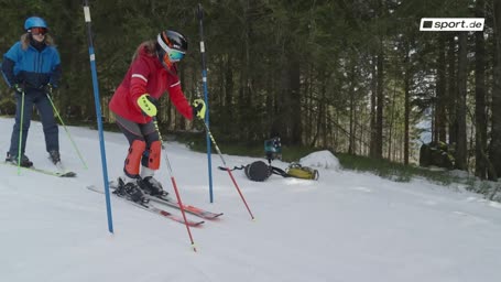 Junge Deutsche kurvt zu den Special Olympics