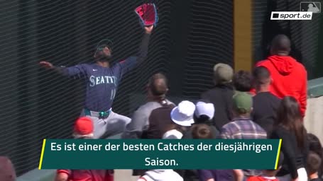 Unfassbarer Catch! Baseball-Star verletzt sich schwer