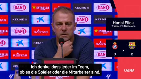 Flick-Ansage an die Barca-Fans: "Zeit zu feiern"