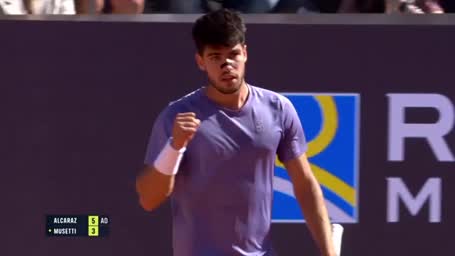 Highlights: Alcaraz im Rom-Finale