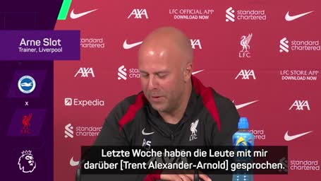 Slot fordert Ruhe um Trent