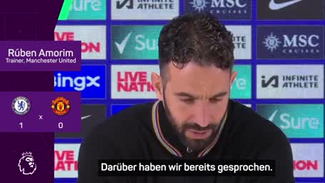 Amorim nach Niederlage enttäuscht