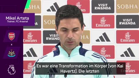 Arteta: "Havertz hat ein unglaubliches Mindset"