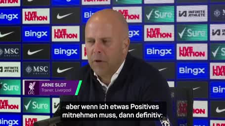 Slot: "Ausgleich nie in Reichweite"