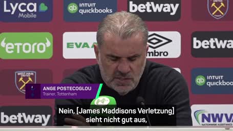 Spurs bangen um Maddison