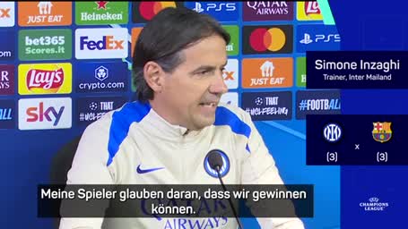 Inzaghi: "Müssen bestes Spiel zeigen"