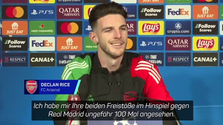 Freistoßspezialist Rice: "Vielleicht noch eins"
