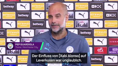 Guardiola: "Alonsos Einfluss war unglaublich"