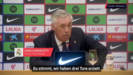 Ancelotti kritisiert Real-Fehler im Clasico