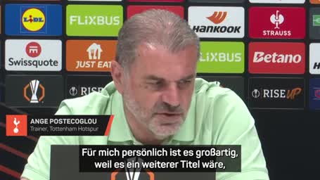 Postecoglou: EL-Titel könnte Tottenhams "Wendepunkt" sein