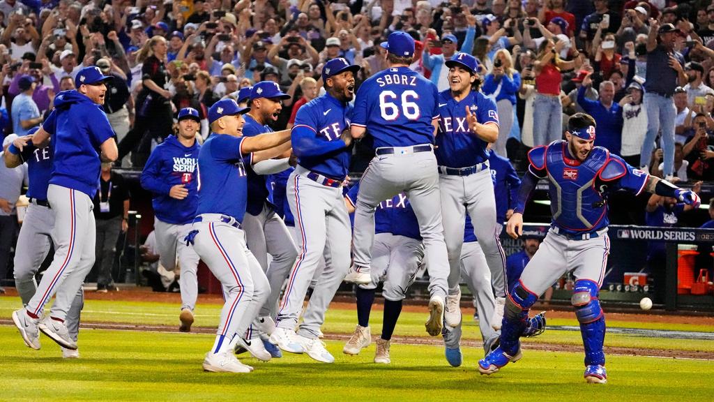 Für die Texas Rangers ist es der erste MLB-Titel der Franchise-Geschichte