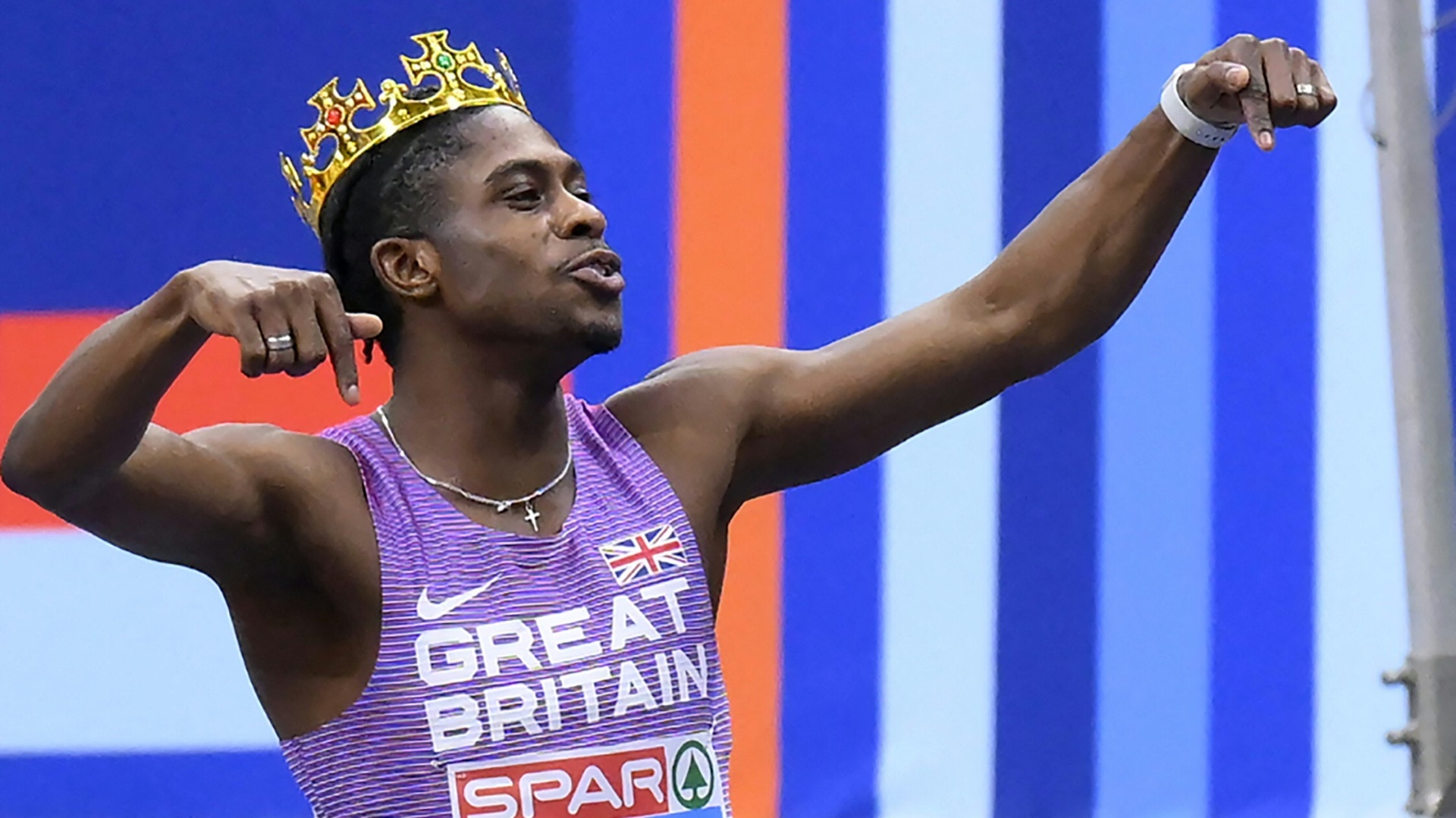 Sprintkönig in der Halle: Jeremiah Azu