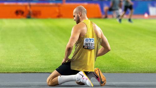 Julian Weber war bei der Leichtathletik-WM enttäuscht