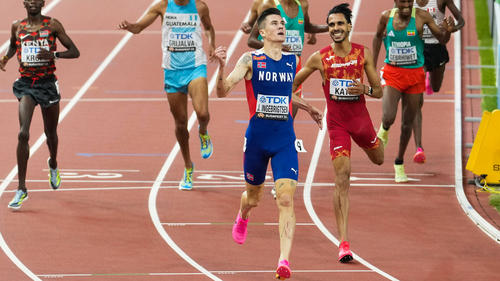 Jakob Ingebrigtsen wurde Weltmeister über die 5000 Meter