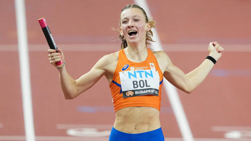 Femke Bol führte die niederländische Staffel zu Gold bei der Leichtathletik-WM