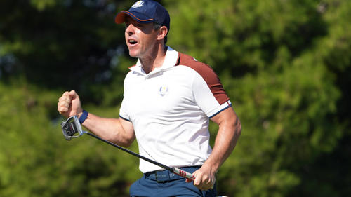 Rory McIlroy von Team Europe überzeugte