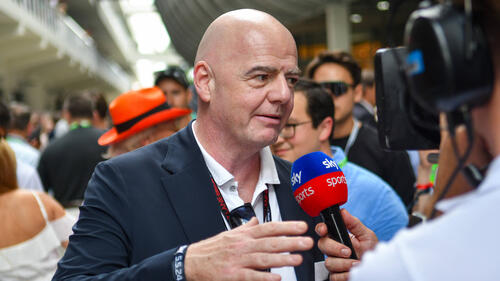 FIFA-Präsident Gianni Infantino erwartet "die beste WM aller Zeiten "