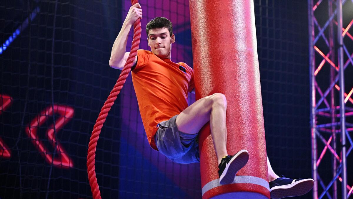 Len Schoemakers steht bei Ninja Warrior Germany bereits im Finale