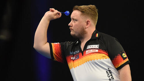 Martin Schindler nimmt an der Darts-EM teil