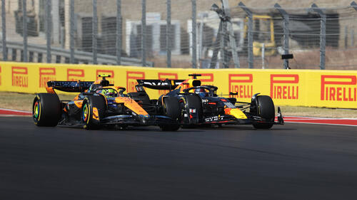 Lando Norris und Max Verstappen lieferten sich in Austin ein heißes Duell