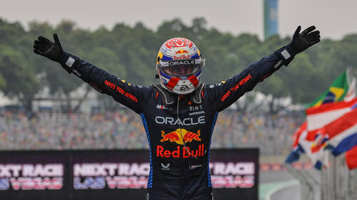 Regengott Max Verstappen degradierte die Formel-1-Konkurrenz in Brasilien zu Statisten