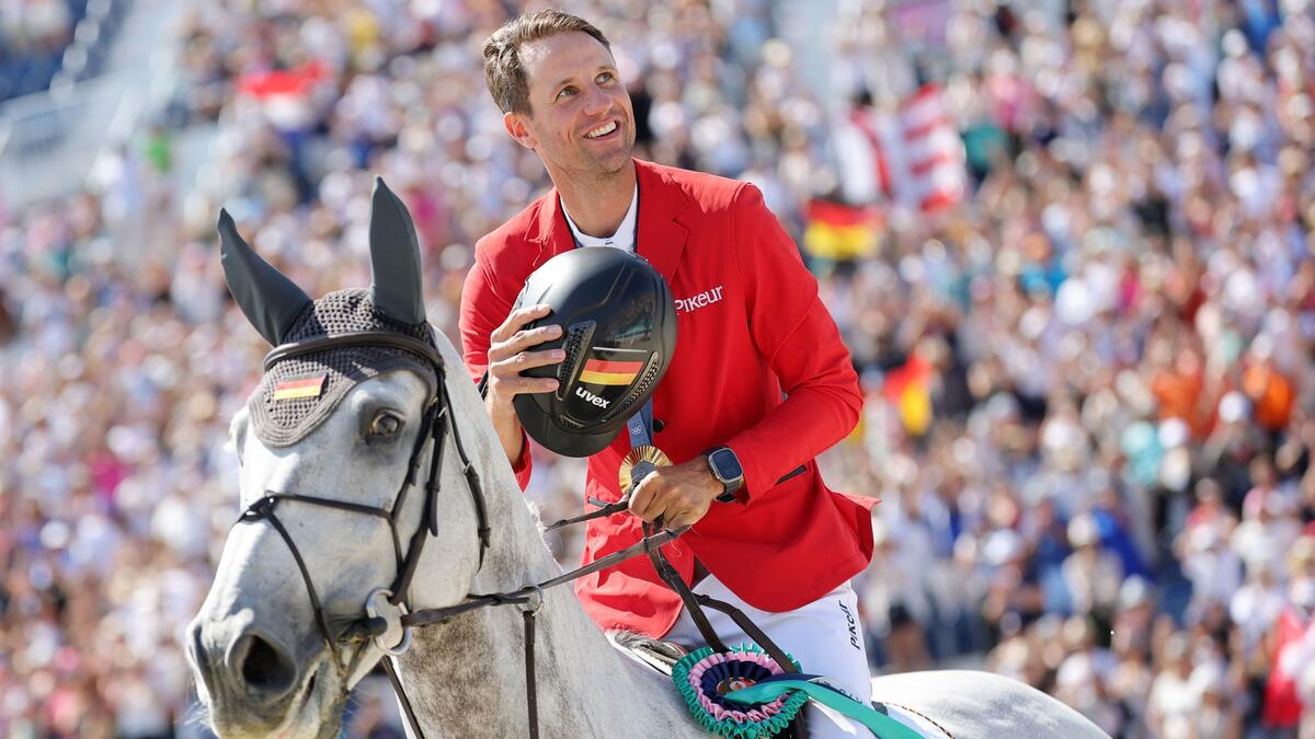 Das Gold-Duo von Paris: Christian Kukuk und sein Pferd Checker