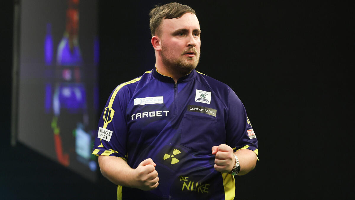 Luke Littler gehört zu den Topfavoriten bei der Darts-WM 2025