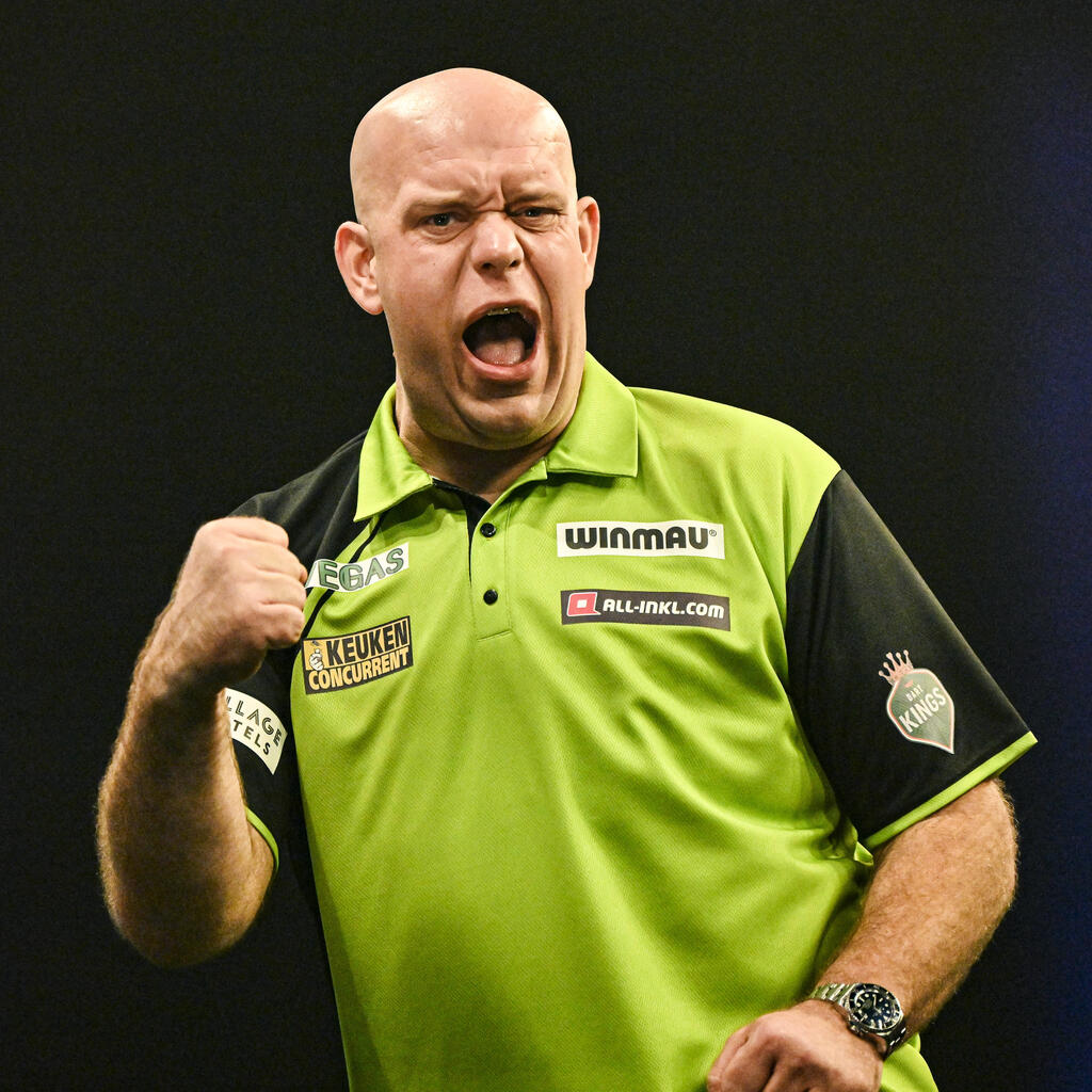 6. Platz: Michael van Gerwen - 97,13