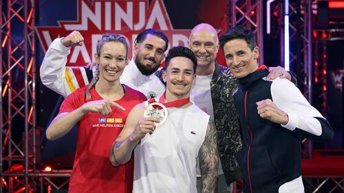 "Team Buschi" gewinnt das Promispecial von Ninja Warrior Germany